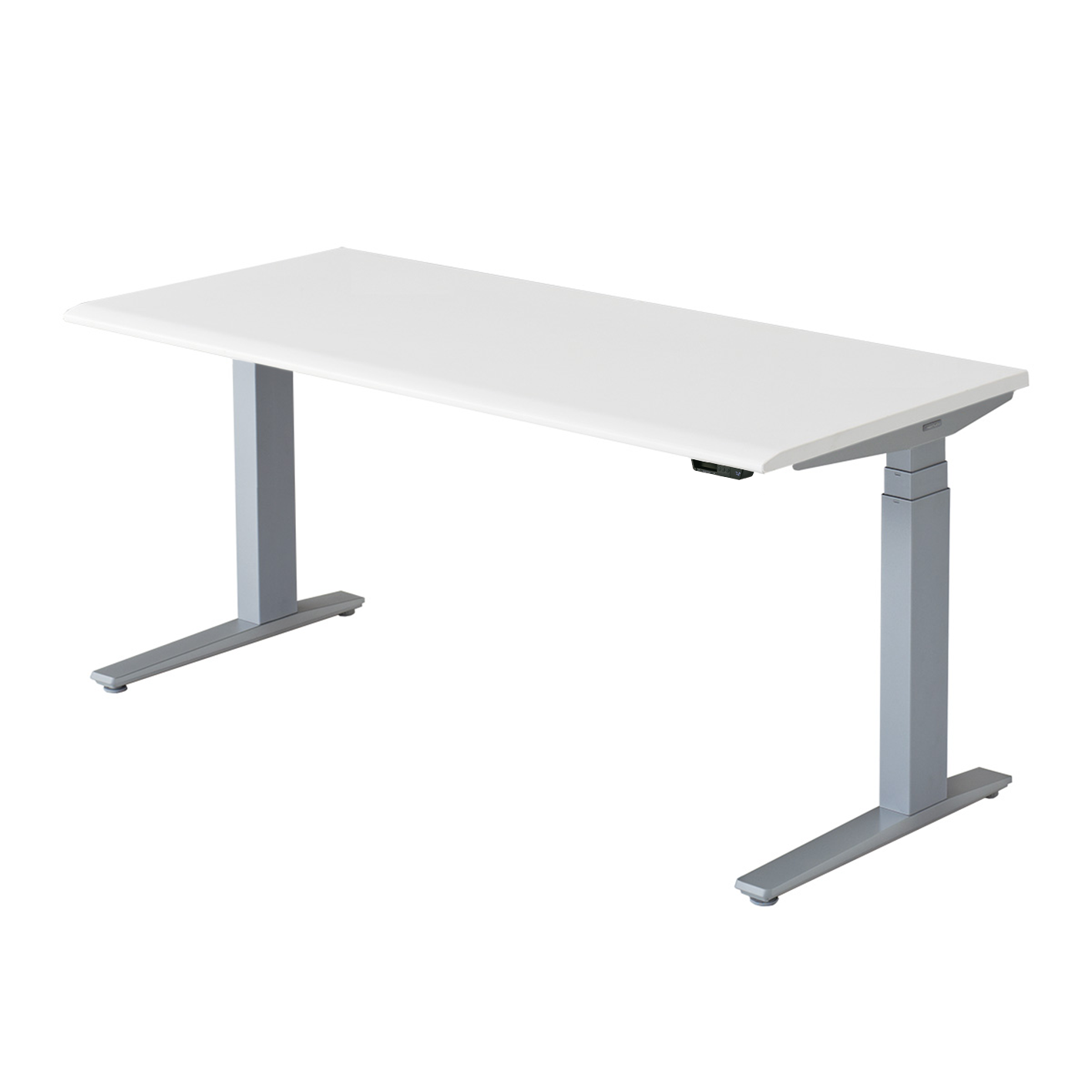 White ergonimic desk