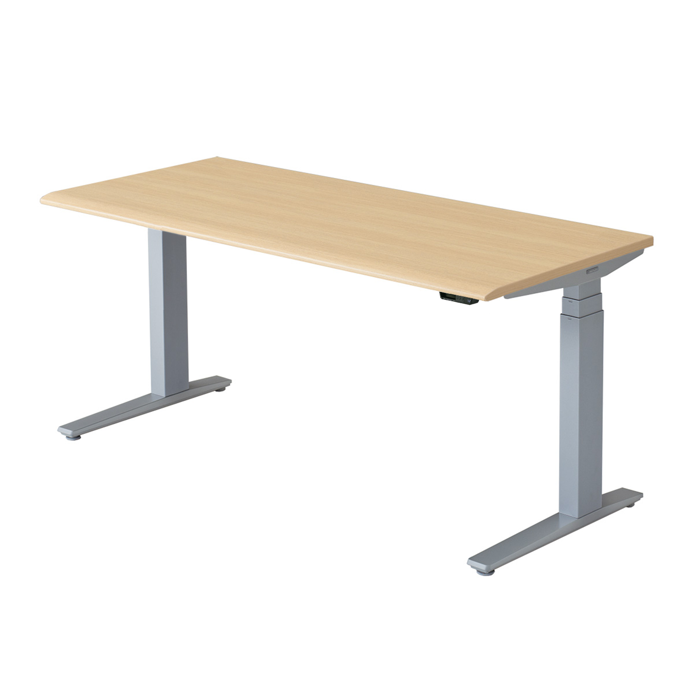 light wood ergonimic desk
