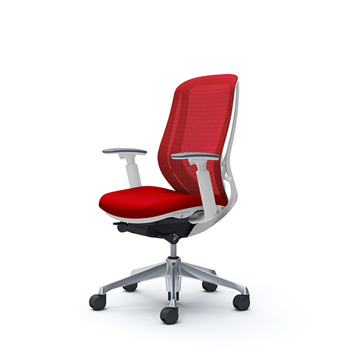Okamura Sylphy office chair in red