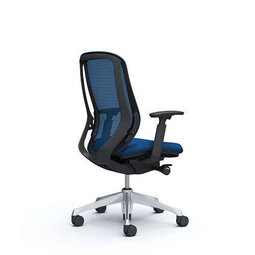 Okamura Sylphy office chair in blue