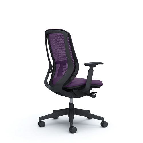 Purple computer chair