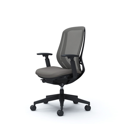 Ergonomic chair in gray
