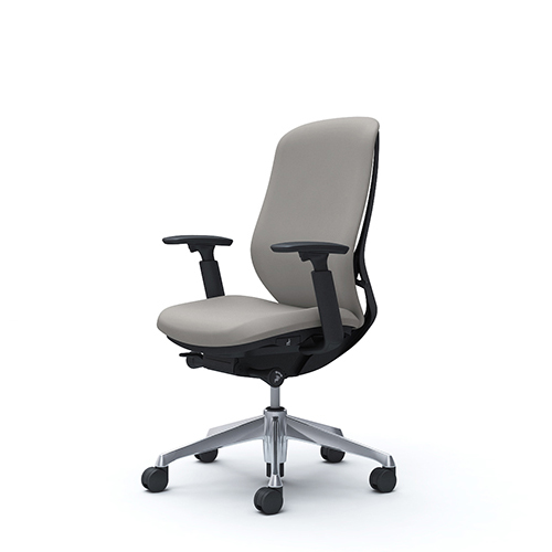 Okamura Sylphy office chair in light gray