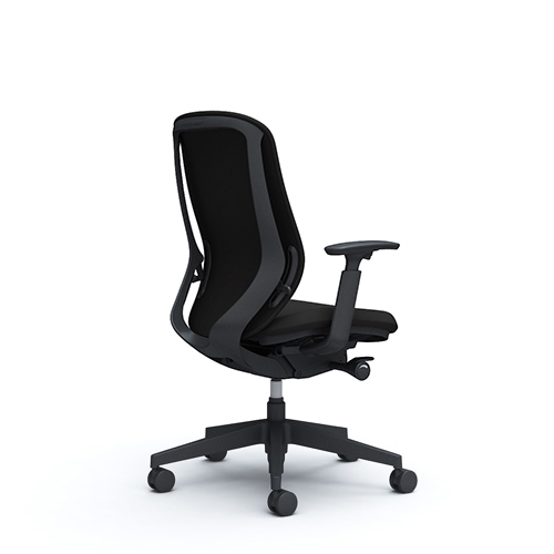 Ergonomic chair in black