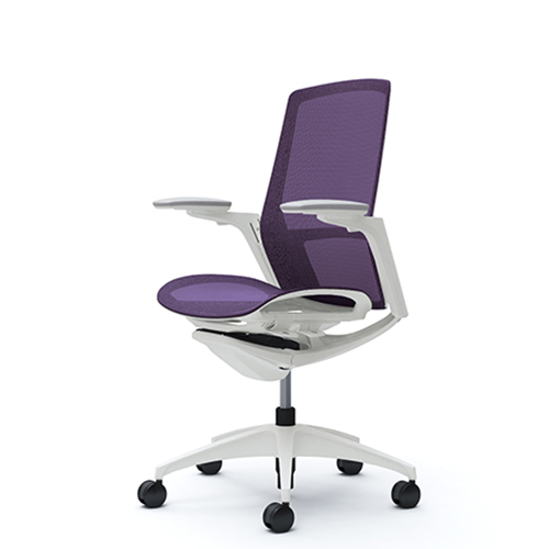 Purple work chair
