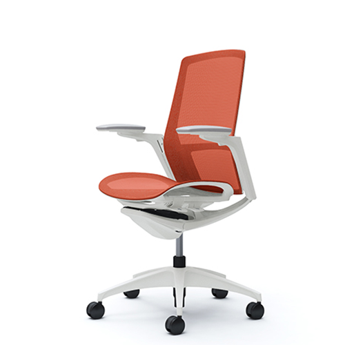 Orange work chair
