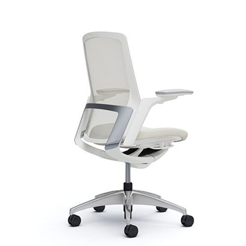 White Okamura Finora computer chair
