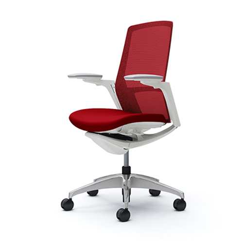 Red Okamura Finora computer chair
