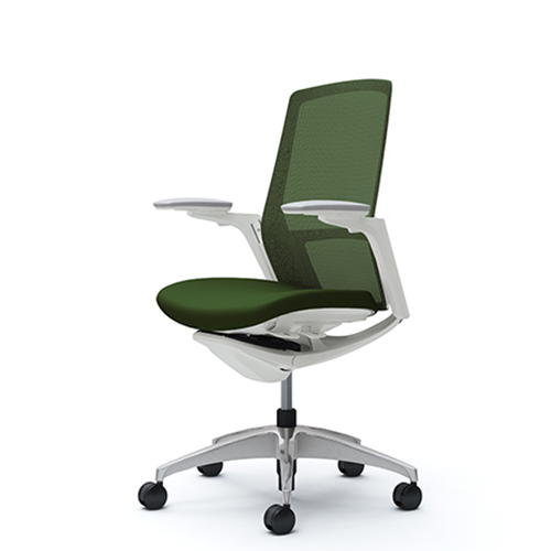 Dark Green Okamura Finora computer chair