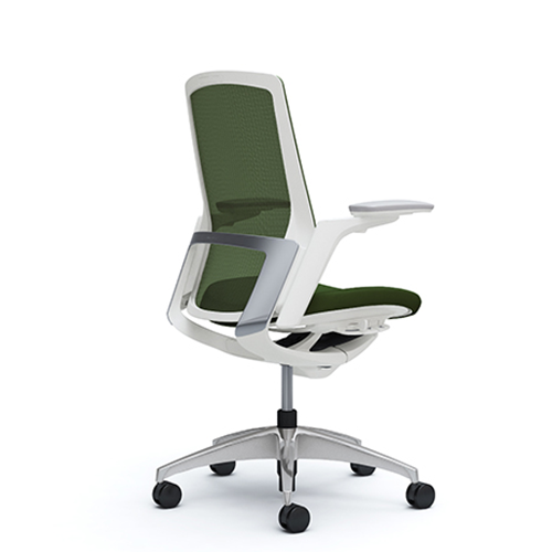 Dark Green Okamura Finora computer chair