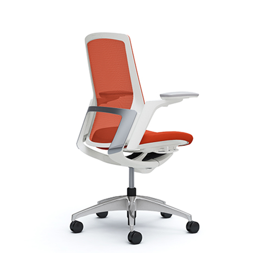 Orange Okamura Finora computer chair