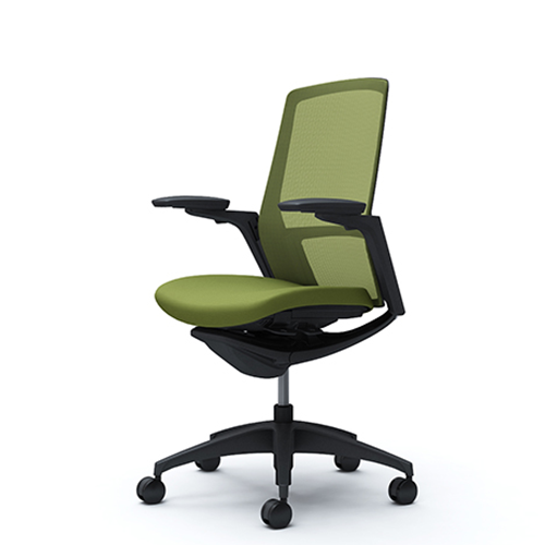 Green office chair