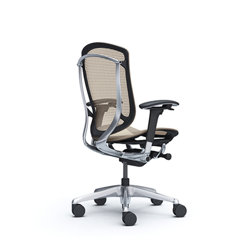 beige office mesh chair