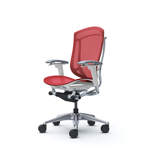 red computer mesh chair