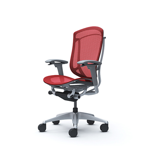 red gaming mesh chair