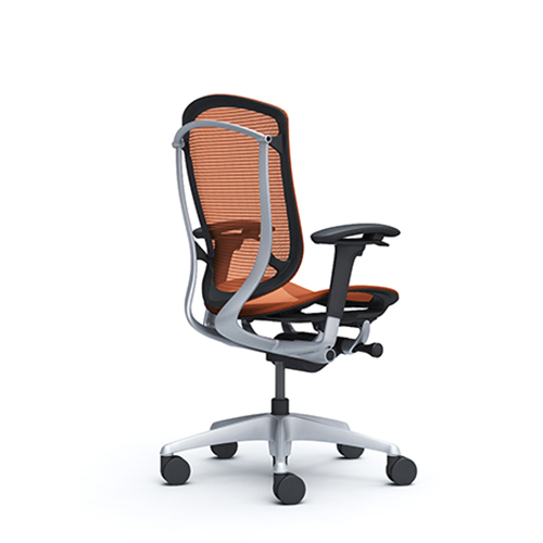 Okamura Contessa Seconda mesh chair in orange
