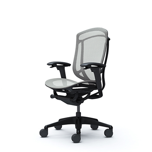 light gray ergonomic mesh chair