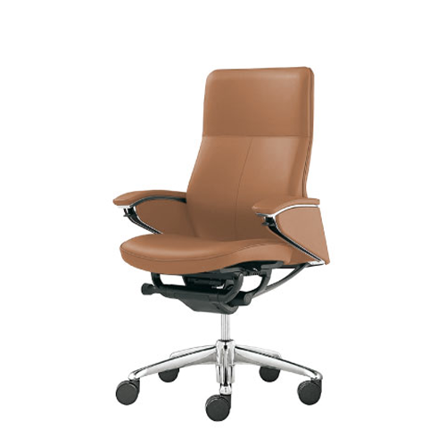 Camel executive leather chair