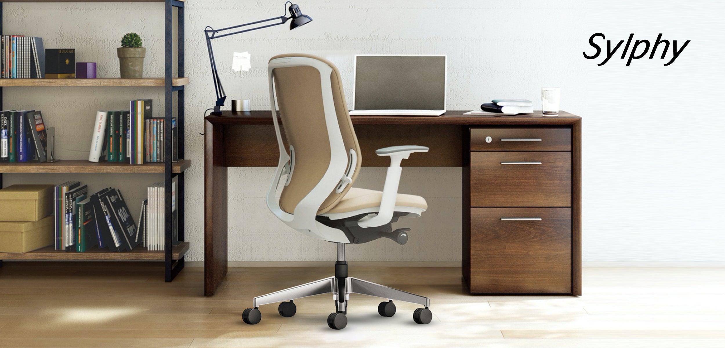 Sylphy work chair in home setting