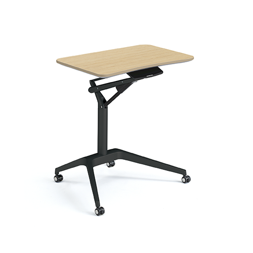 light wood Height Adjustable Table in Rectangle shape