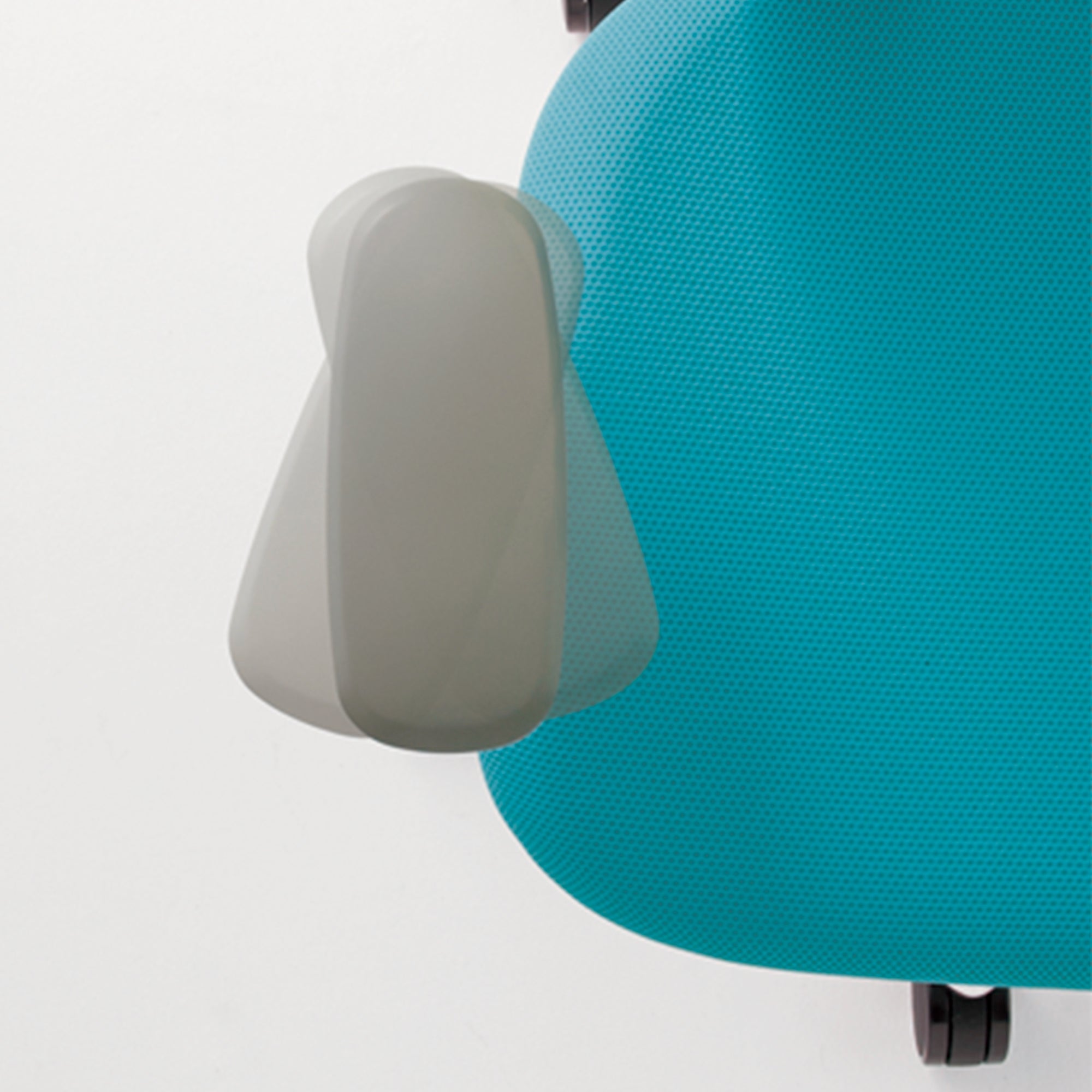 work chair with adjustable armrests
