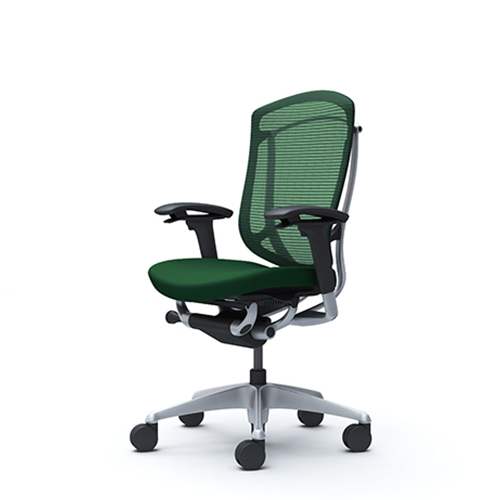 Okamura Contessa Seconda chair in dark green