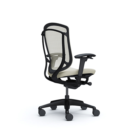 White ergonomic chair