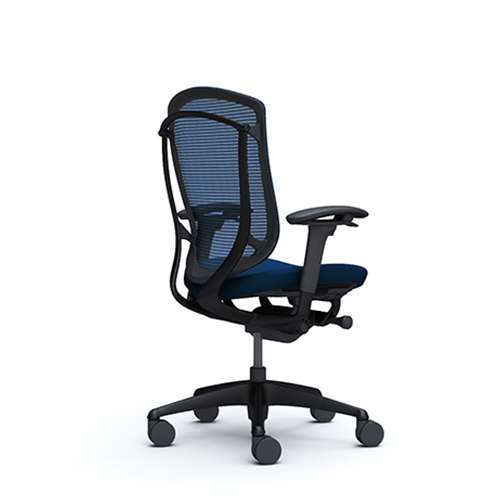 blue ergonomic chair